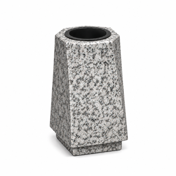 Kamena vaza Bianco Sardo, 22 × 12 × 12 cm